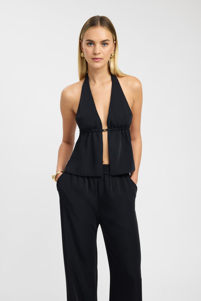 product Maria Wide Leg Pant Kookai Wide-leg High-rise white womens-regular-pants 