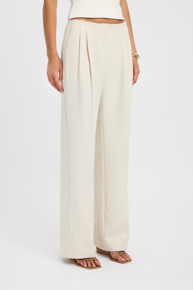 back Ariel Pleated Pant Kookai Regular Mid-rise womens-regular-pants 