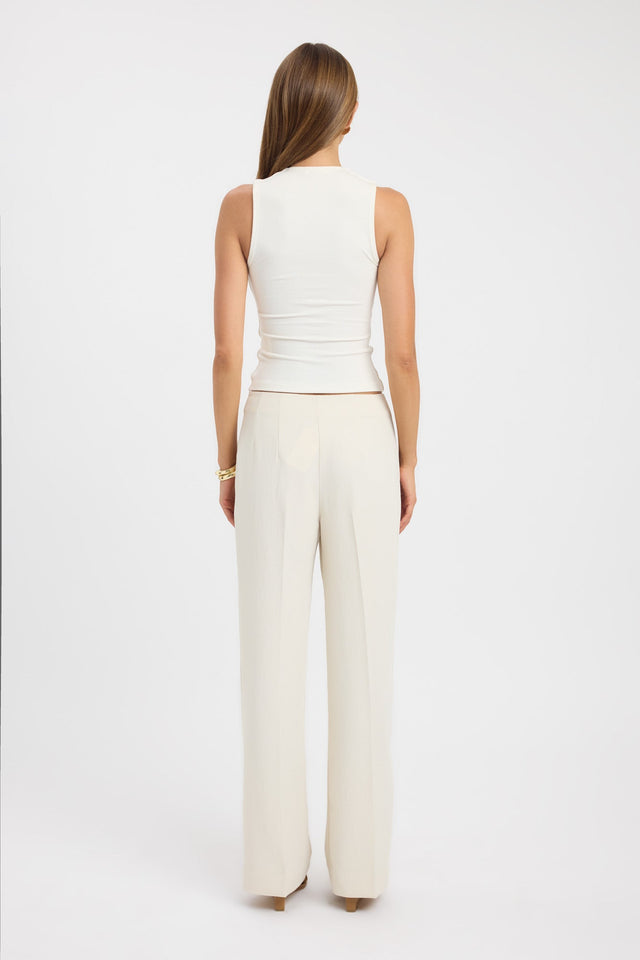 back Ariel Pleated Pant Kookai Regular Mid-rise womens-regular-pants 