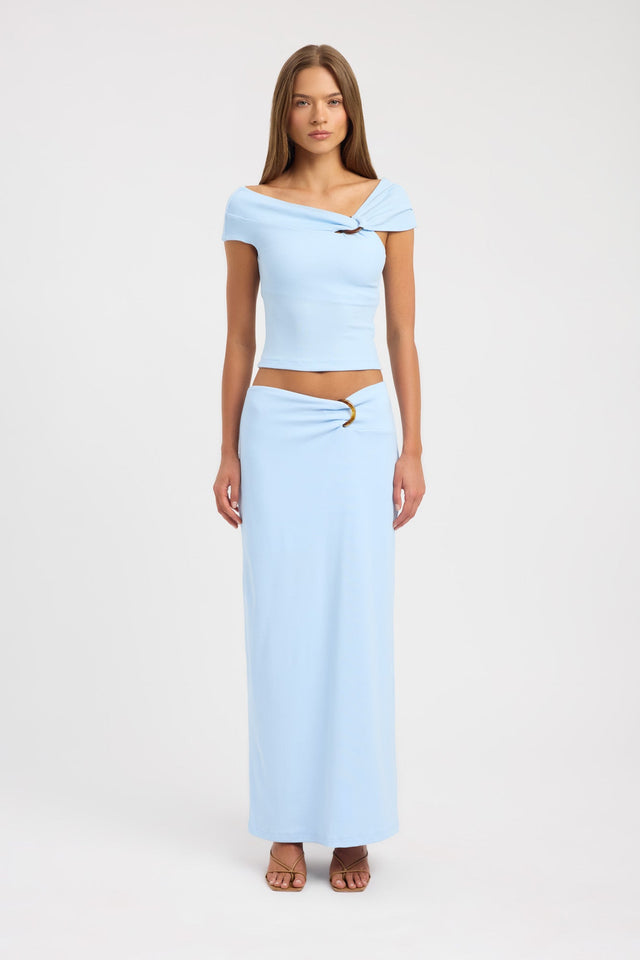 side Tatum Maxi Skirt Kookai Straight Maxi womens-skirts 