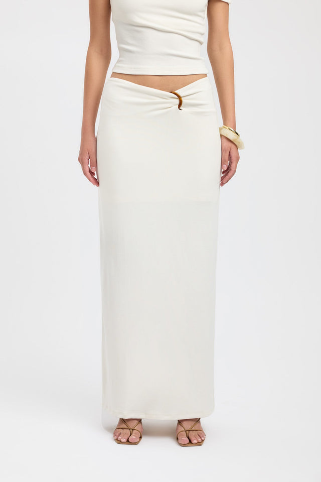 front Tatum Maxi Skirt Kookai Straight Maxi womens-skirts 