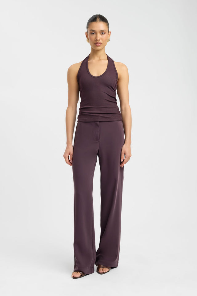 Zana Tank Kookai Fitted Scoopneck Sleeveless Womens-Blouse 
