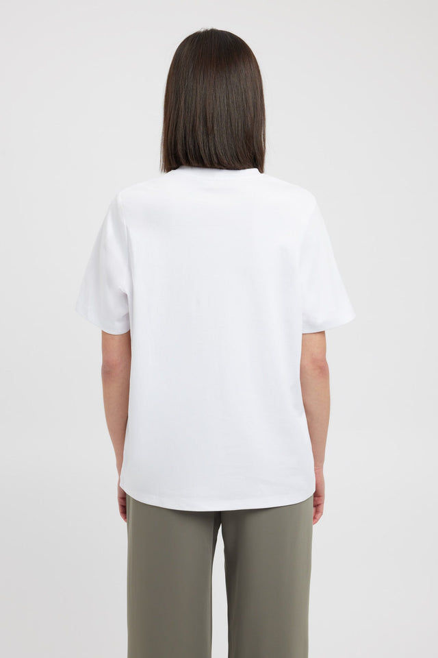 front Katalyst Tee Kookai High-neck Relaxed white womens-tees 