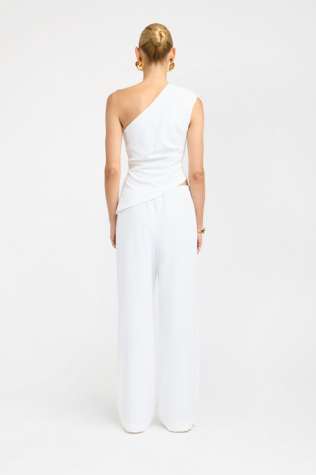 back Opal Wide Leg Pant Kookai Wide-leg High-rise white womens-regular-pants 