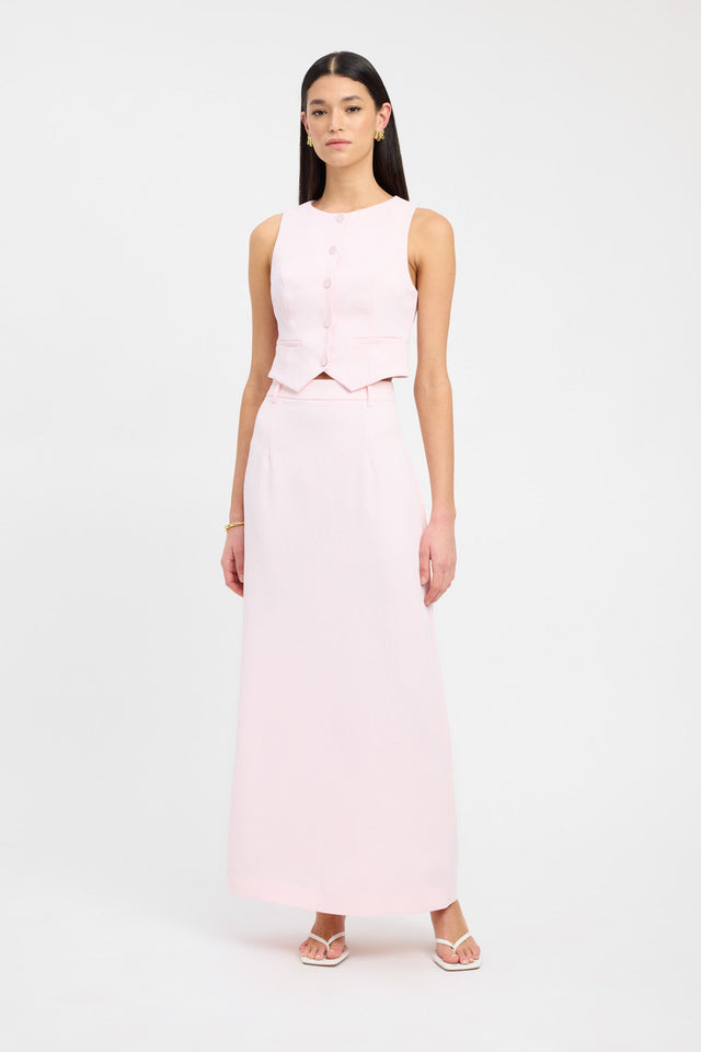 product Oyster Midi Skirt Kookai Straight Maxi white womens-skirts 