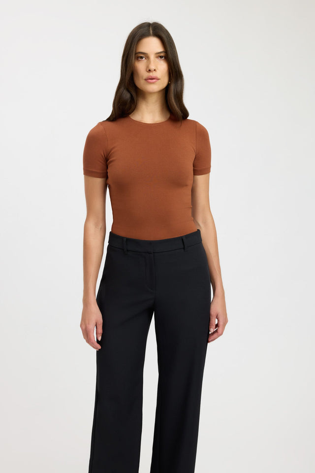 product Cruiser Crew Tee Kookai Fitted Boatneck Short sleeves Womens-Blouse 