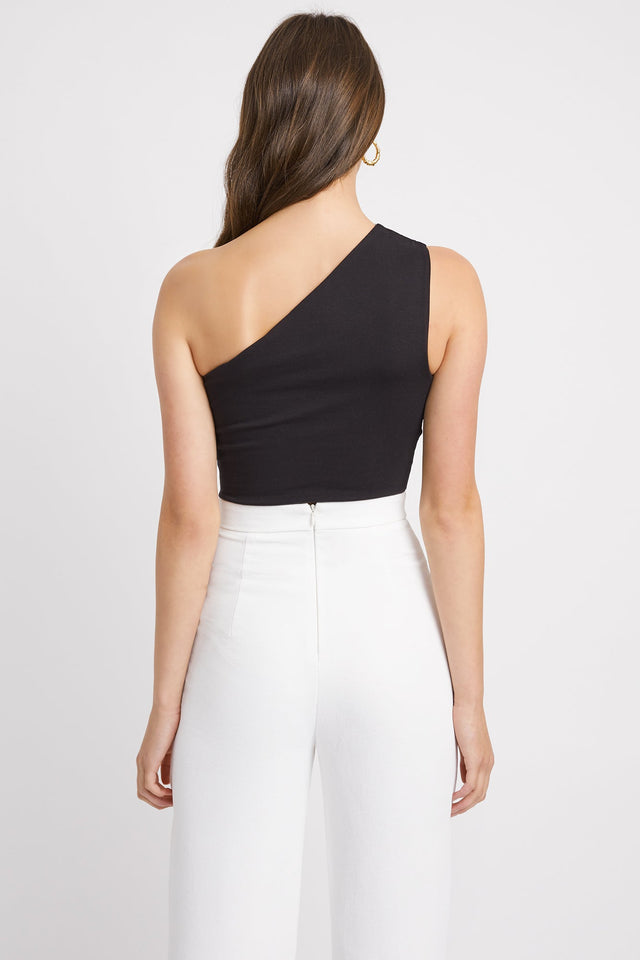 product Alex Top Kookai Fitted Asymmetry Sleeveless Womens-Blouse 