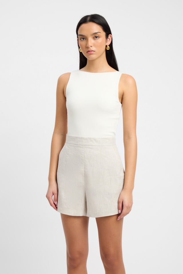 front Jordie Boat Tank Kookai Fitted Boat womens-singlets 