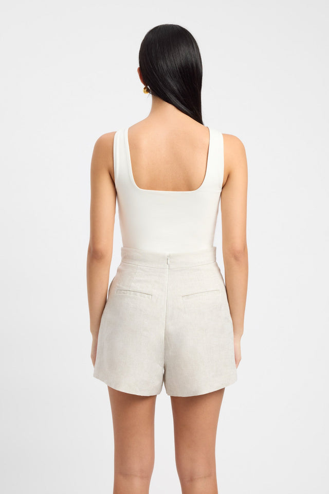 back Jordie Boat Tank Kookai Fitted Boat black womens-singlets 