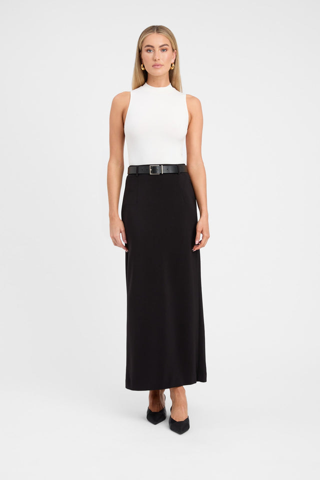 product Tara Tank Bodysuit Kookai Fitted Highneck Sleeveless Womens-Blouse 