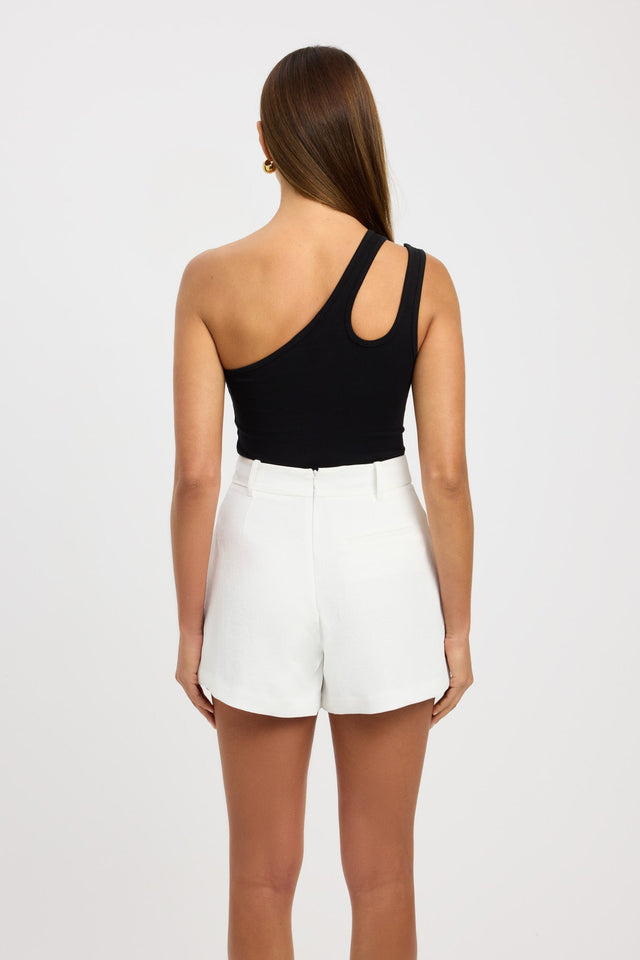 front Valery Tank Kookai Fitted Thick strap white womens-singlets 
