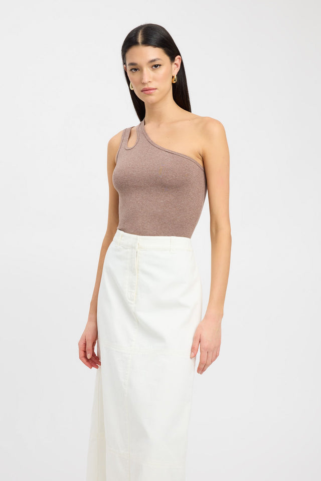 product Valery Tank Kookai Fitted Asymmetry Sleeveless Womens-Blouse 