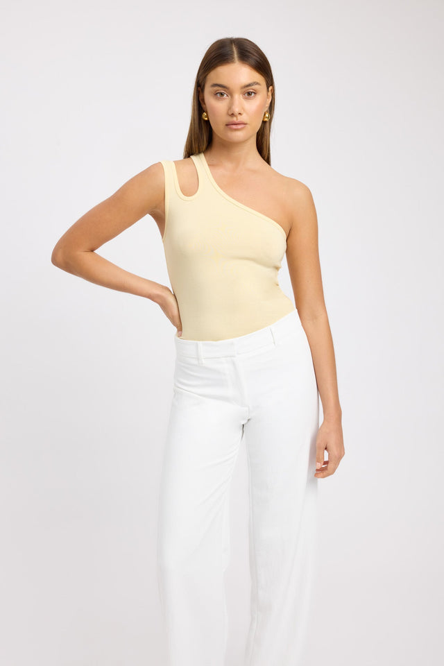 product Valery Tank Kookai Fitted Asymmetry Sleeveless Womens-Blouse 