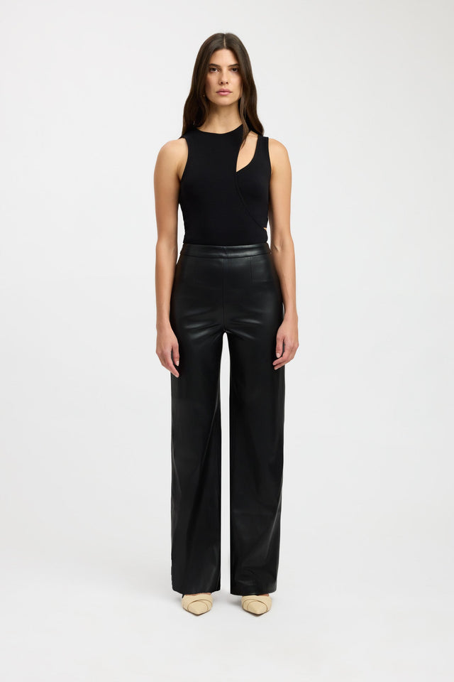 product Agnes Tank Kookai Fitted Asymmetry Sleeveless Womens-Blouse 