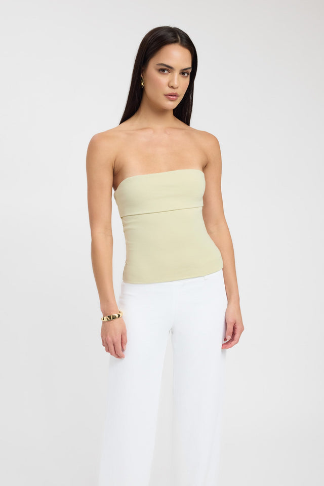 side Mimi Top Kookai Fitted Straight Sleeveless Womens-Blouse 