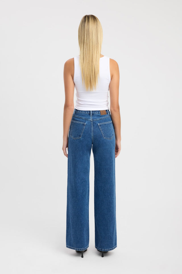 back Monogram Scoop Tank Kookai Fitted Scoopneck Sleeveless Womens-Blouse 