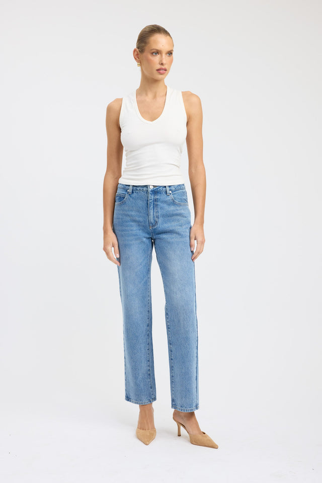 front Robbie Jean Kookai Slim High-rise womens-regular-pants 