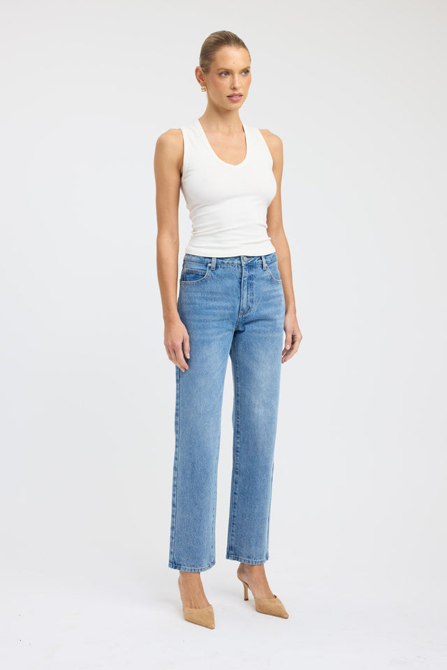 front Robbie Jean Kookai Slim High-rise womens-regular-pants 