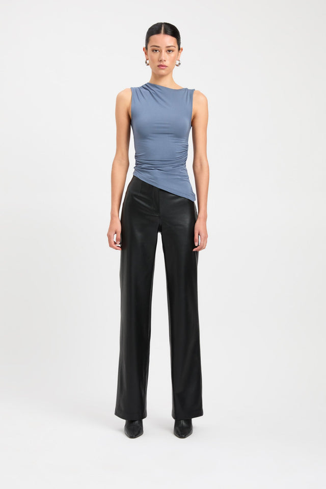 side Alannah Top Kookai Relaxed Thin strap Boat white womens-singlets 