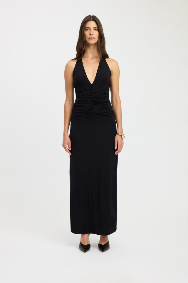 product Brooklyn Maxi Dress Kookai Straight Maxi Relaxed Squareneck white womens-dresses 