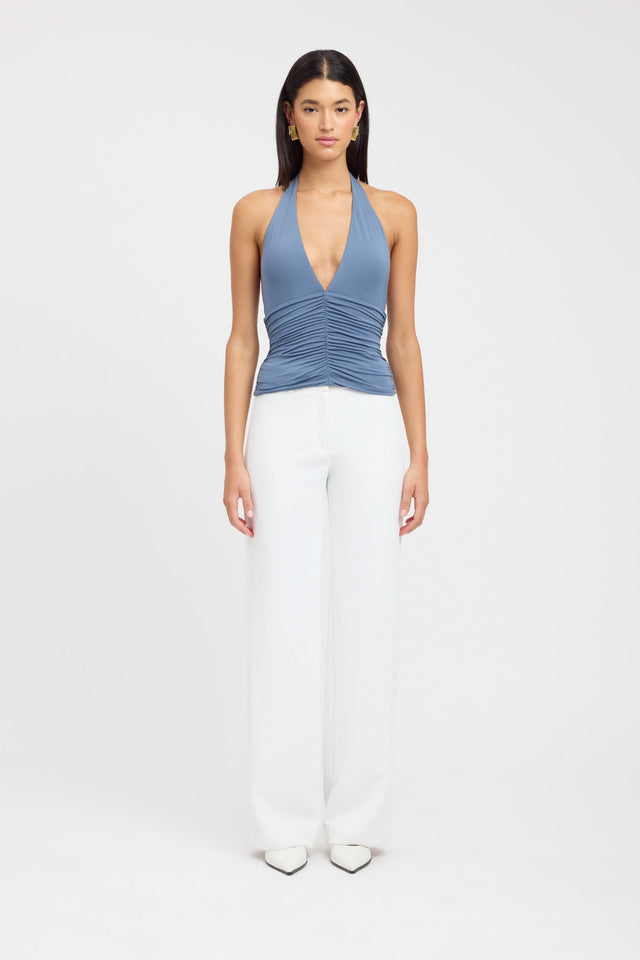 product Brooklyn Top Kookai Fitted Squareneck Sleeveless Womens-Blouse 