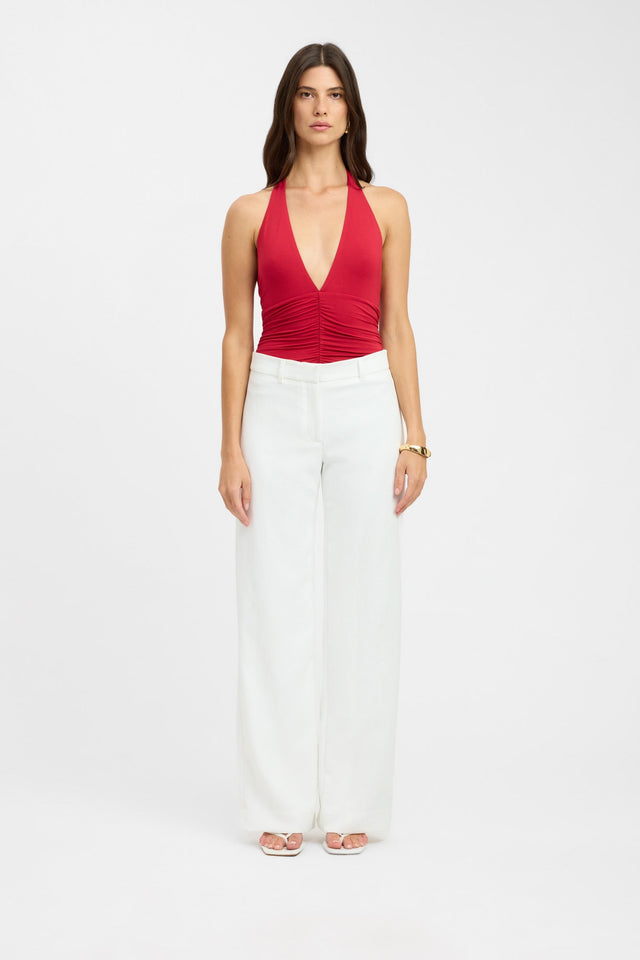 product Brooklyn Top Kookai Fitted Squareneck Sleeveless Womens-Blouse 