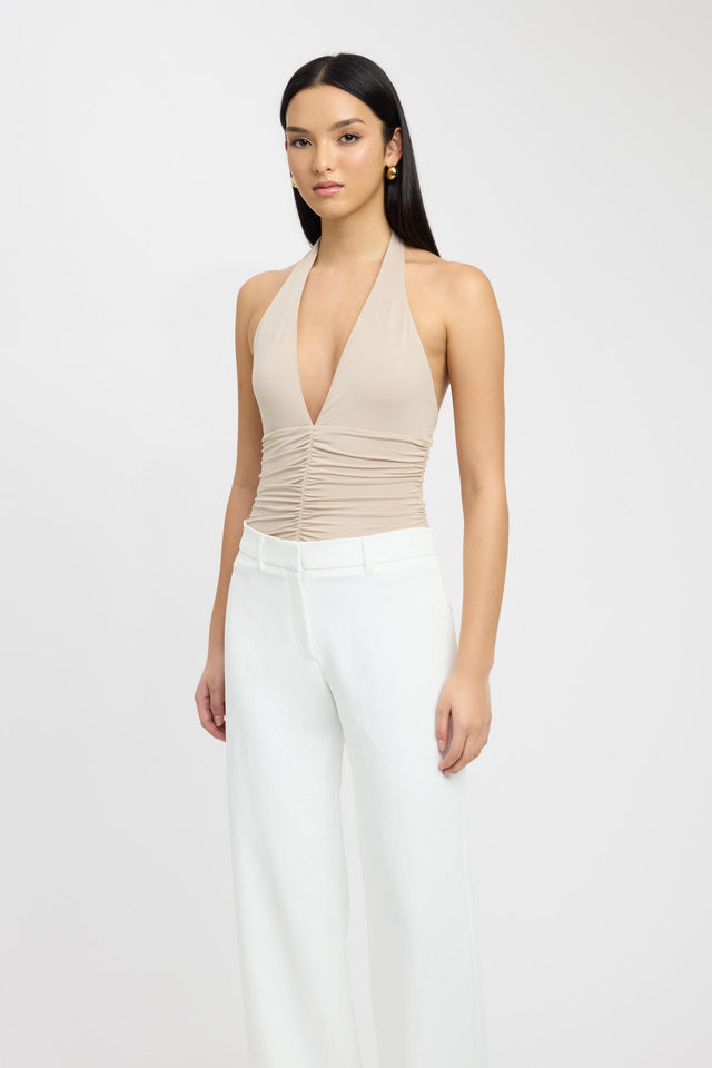 product Brooklyn Top Kookai Fitted Squareneck Sleeveless Womens-Blouse 