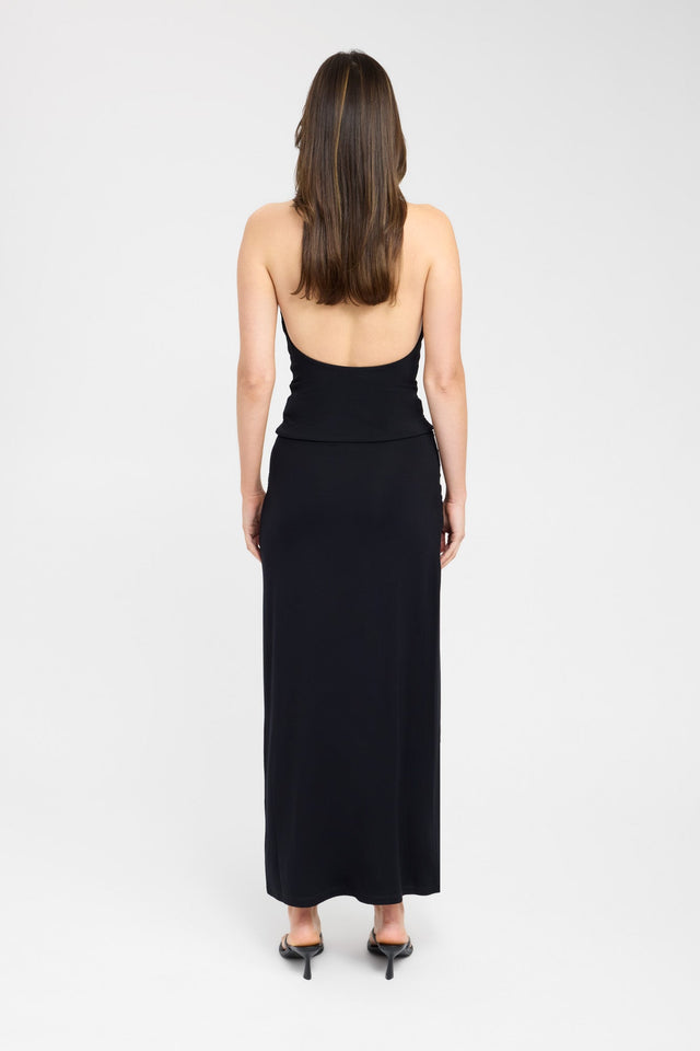 back Milly Maxi Skirt Kookai Straight Maxi white womens-skirts 