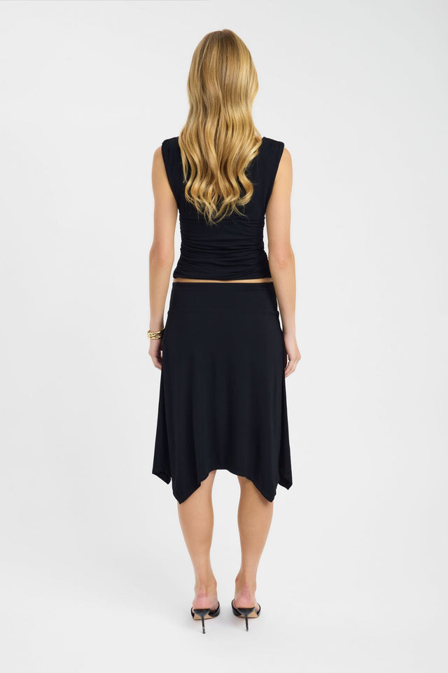 back Lainie Skirt Kookai Asymmetry Mini womens-skirts 