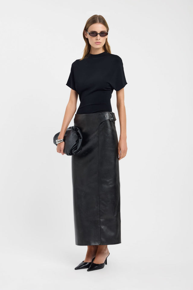 Heavy Phoenix Belted Maxi Skirt