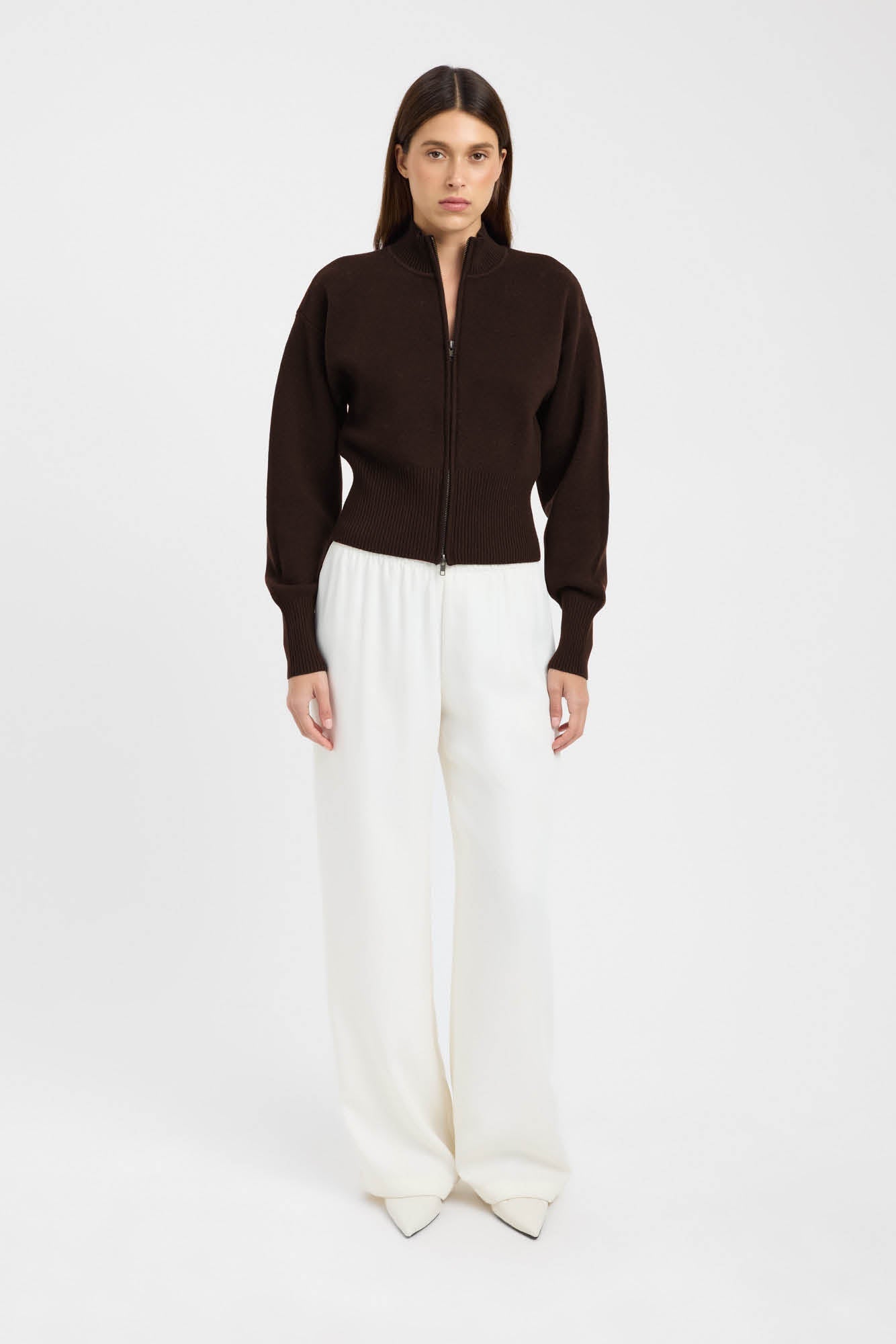 Sweatshirt Zip-Up Neck High Women's SPORT KOOR COYG - LC - S6CM82Z8-CT0 トップス