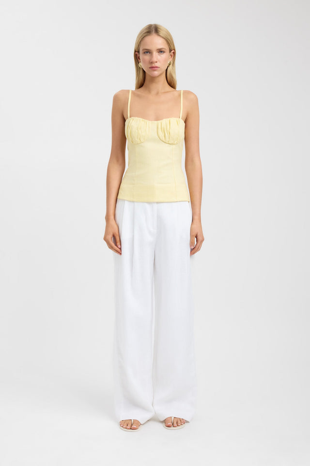 Tahiti Gathered Bustier Top