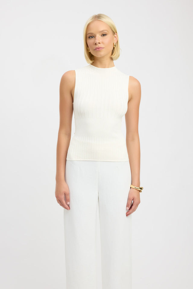 product Serah Tank Kookai Fitted Highneck Sleeveless Womens-Blouse 