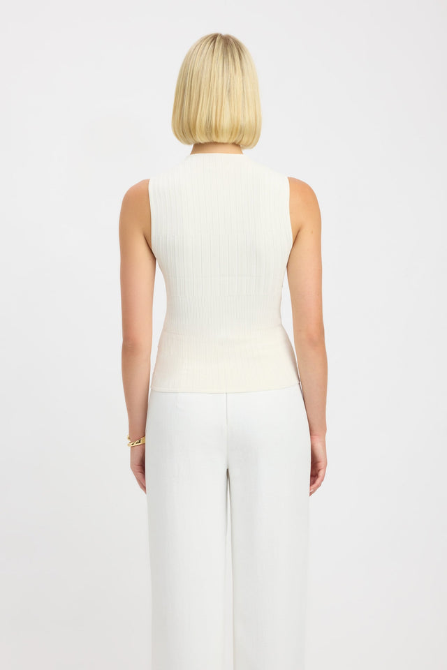 product Serah Tank Kookai Fitted Highneck Sleeveless Womens-Blouse 