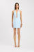 Oyster Low Cut Mini Dress