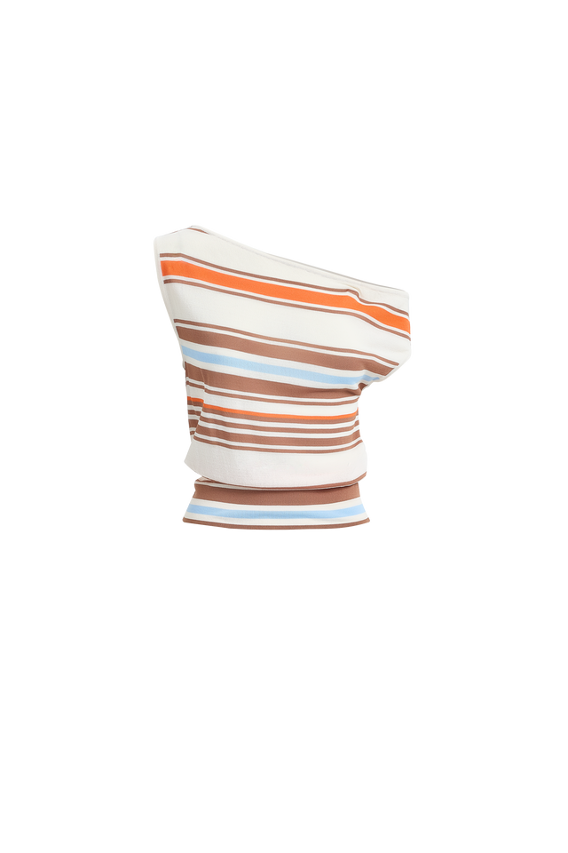 Skye Stripe Off Shoulder Top