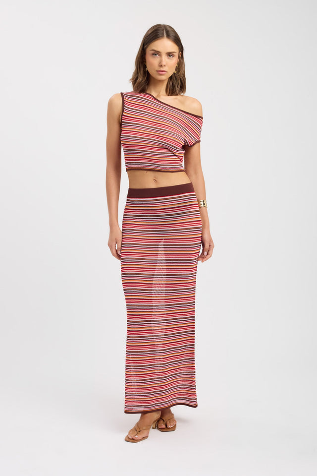 front Sully Maxi Skirt Kookai Straight Maxi womens-skirts 