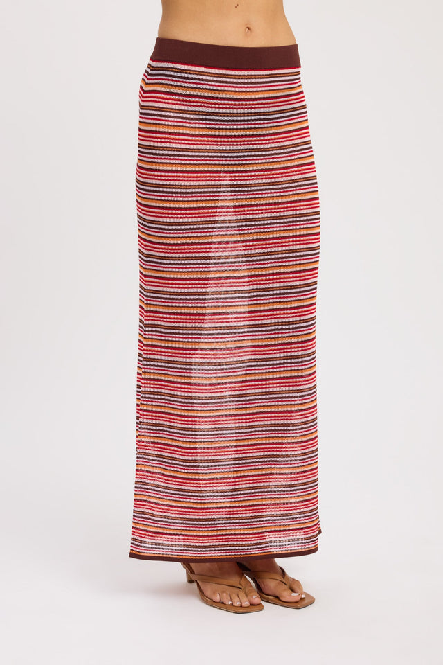 side Sully Maxi Skirt Kookai Straight Maxi womens-skirts 