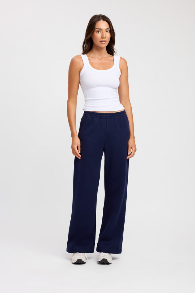 product Tate Wide Leg Track Pant Kookai Wide-leg High-rise white womens-regular-pants 