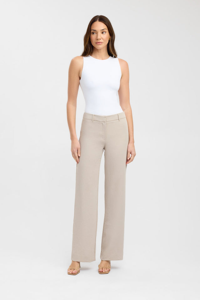 side Luca Top Kookai Fitted Round womens-singlets 