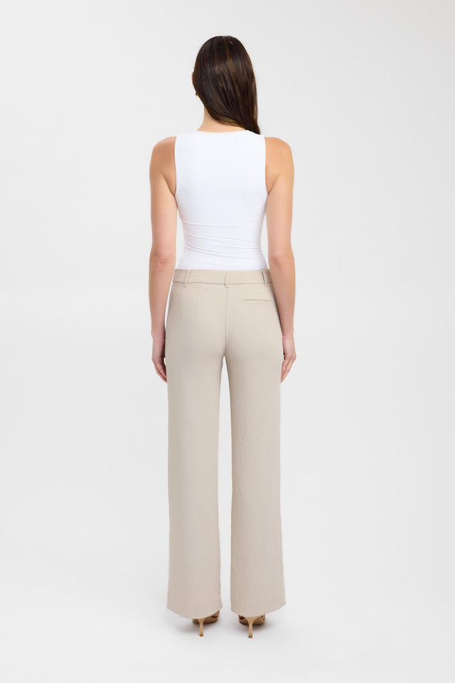 back Luca Top Kookai Fitted Roundneck Sleeveless Womens-Blouse 