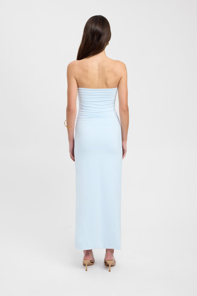 product Tayla Trim Maxi Dress Kookai Bodycon Maxi Fitted Sweetheart light blue womens-dresses 