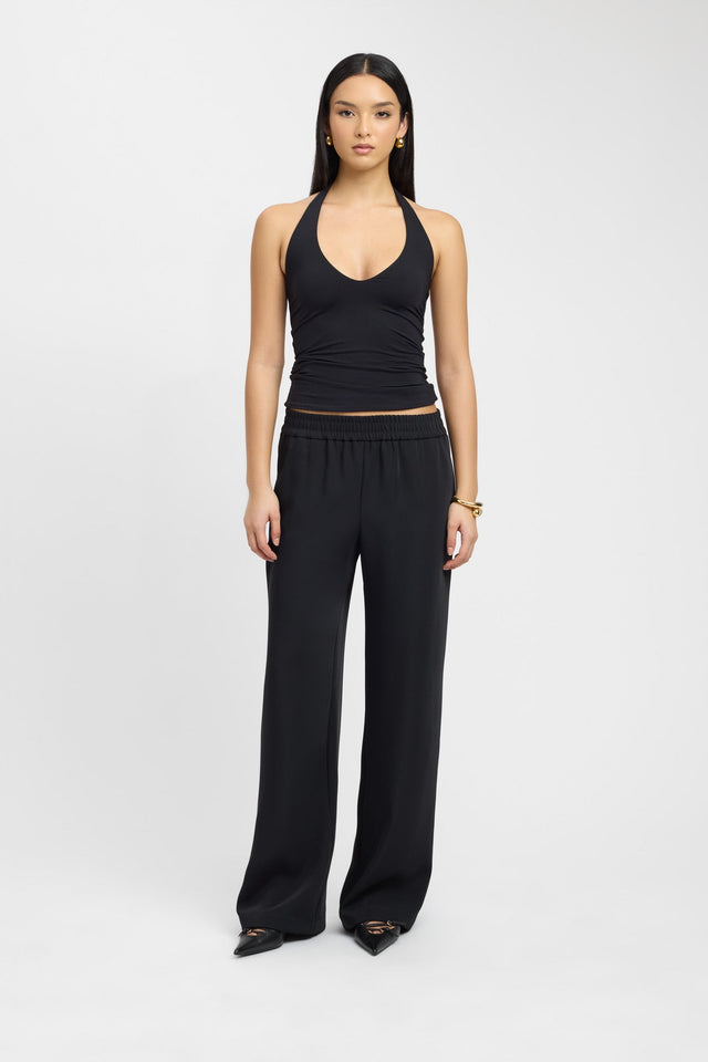 side Stella Tank Kookai Fitted Thick strap Scoop womens-singlets 