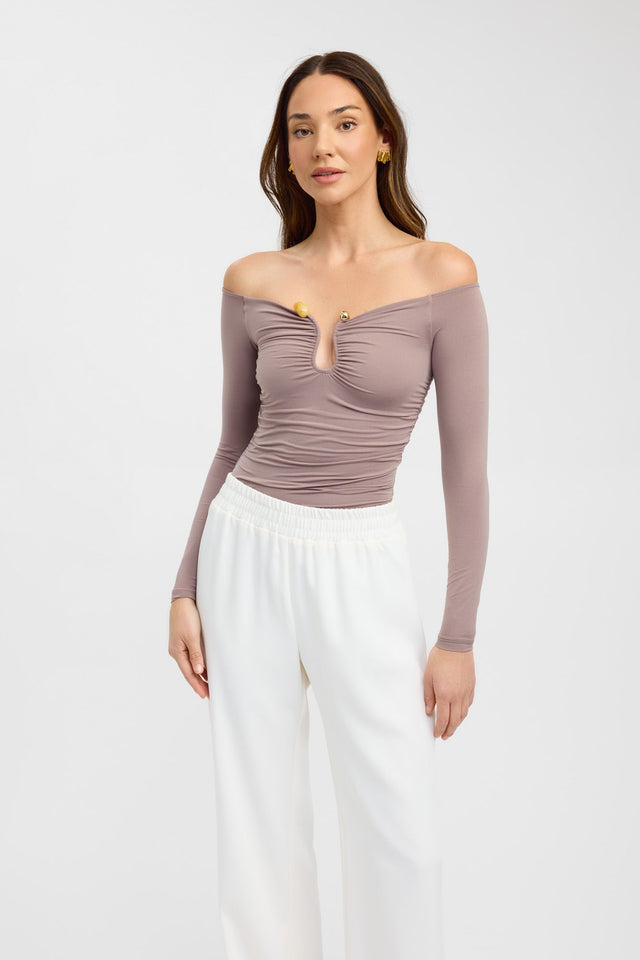 Tayla Trim Long Sleeve Top