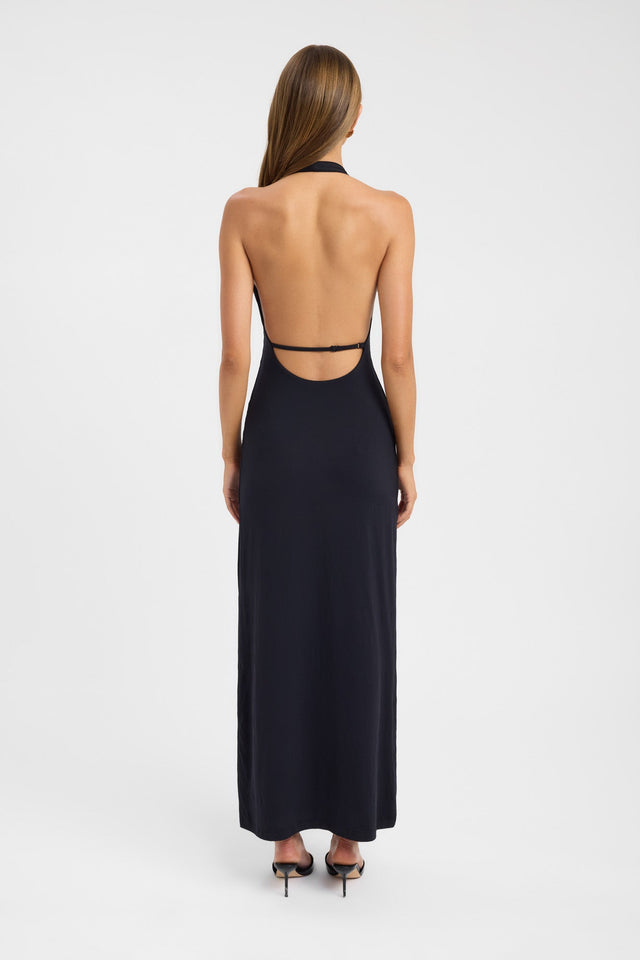 back Bianca Maxi Dress Kookai Bodycon Maxi Fitted Plungeneck womens-dresses 