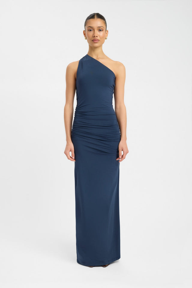 side Alisa Maxi Dress Kookai Bodycon Maxi Fitted Asymmetry womens-dresses 