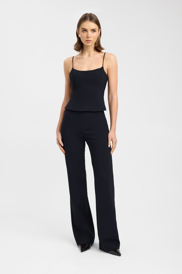 front Alto Long Flare Pants Kookai Regular High-rise womens-regular-pants 