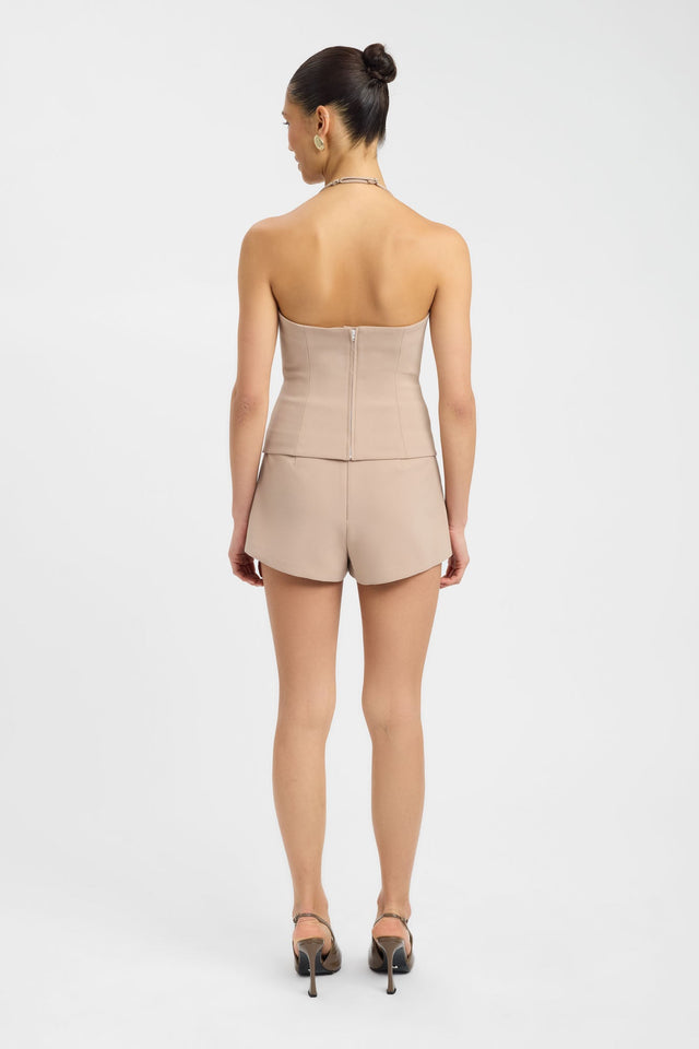 back Alto Corset Top Kookai Fitted Sweetheart Sleeveless Womens-Blouse 