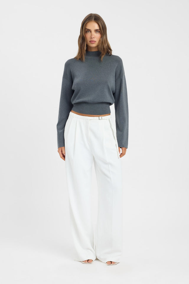 Amsterdam Turtle Neck Top Kookai High neck Relaxed womens-jumpers 