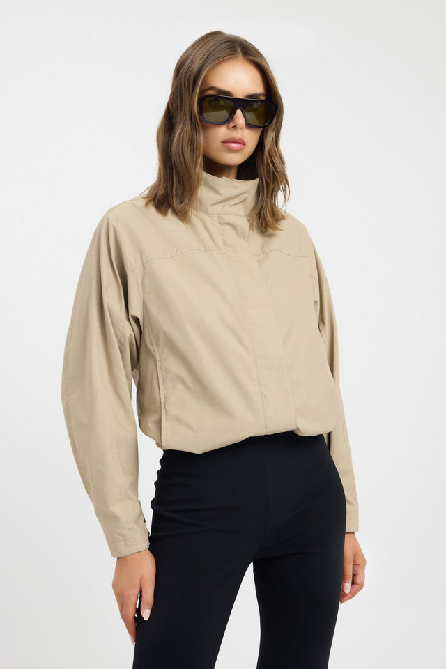 side Spencer Spray Jacket Kookai Long sleeve Regular Short womens-coats-and-jackets 